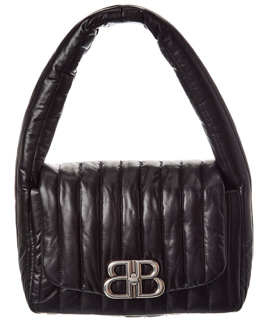 Balenciaga Balenciaga Monaco Padded Quilted Leather Shoulder Bag