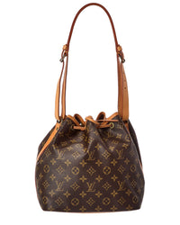 Louis Vuitton Louis Vuitton Brown Monogram Coated Canvas & Vachetta Leather Noé Petite