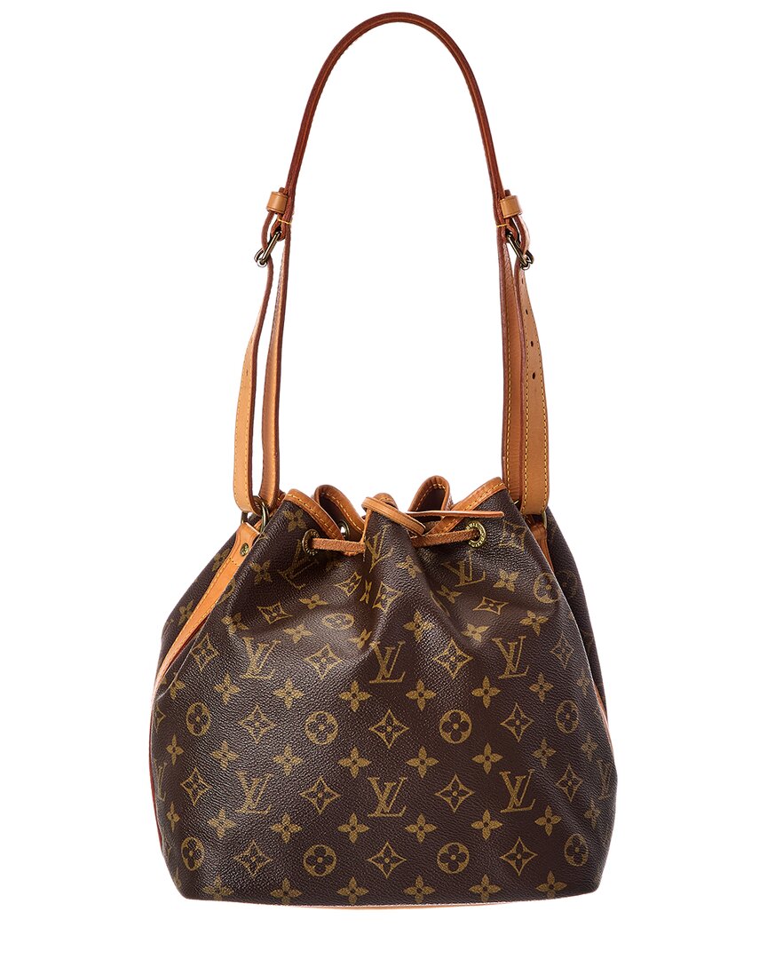 Louis Vuitton Louis Vuitton Brown Monogram Coated Canvas & Vachetta Leather Noé Petite