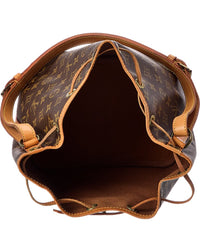 Louis Vuitton Louis Vuitton Brown Monogram Coated Canvas & Vachetta Leather Noé Petite