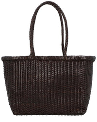 Dragon Diffusion B Weave Small Leather Shoulder Bag
