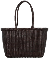 Dragon Diffusion B Weave Small Leather Shoulder Bag