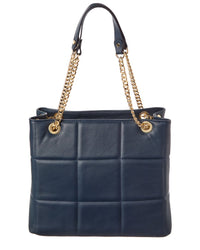 Persaman New York Briella Quilted Leather Tote