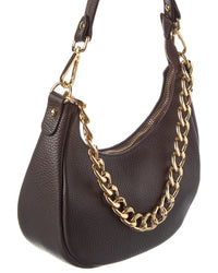 Persaman New York Rosalie Chain Strap Leather Shoulder Bag