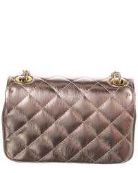 Persaman New York Jennie Metallic Quilted Leather Crossbody