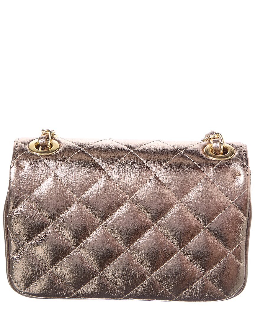 Persaman New York Jennie Metallic Quilted Leather Crossbody