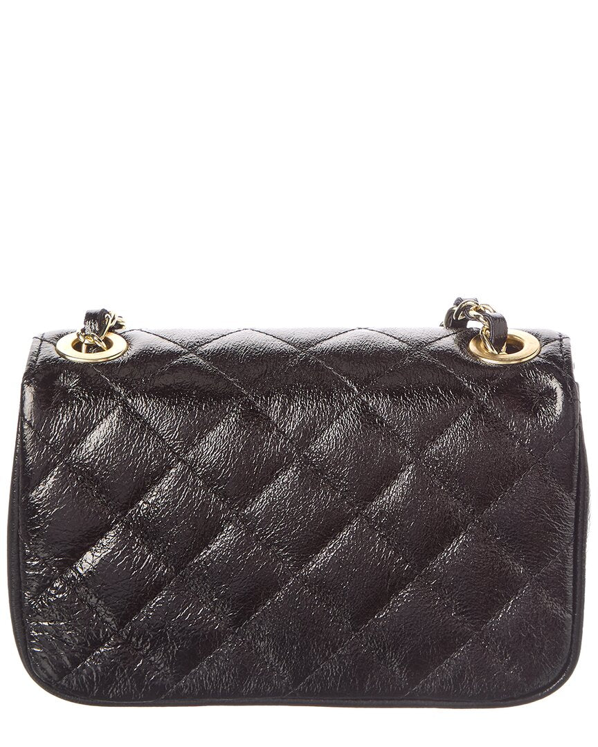 Persaman New York Jennie Metallic Quilted Leather Crossbody