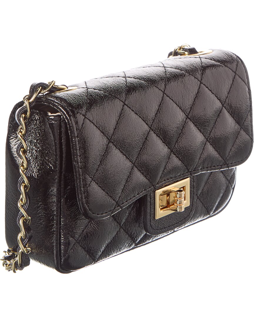 Persaman New York Jennie Metallic Quilted Leather Crossbody