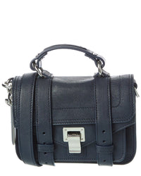 Proenza Schouler Ps1 Micro Leather Shoulder Bag ONE SIZE Blue