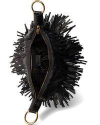 Walter Baker Walter Baker Freya Fringe Mini Leather Hobo Bag