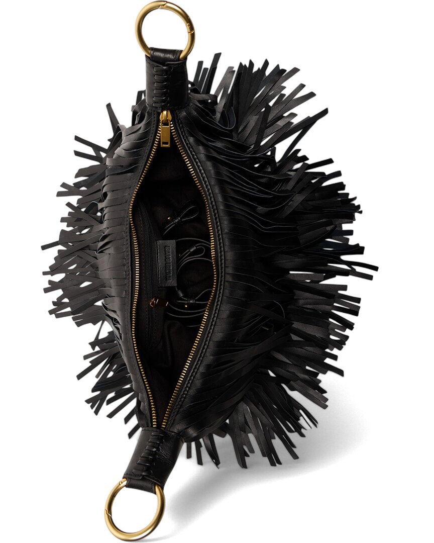 Walter Baker Walter Baker Freya Fringe Mini Leather Hobo Bag