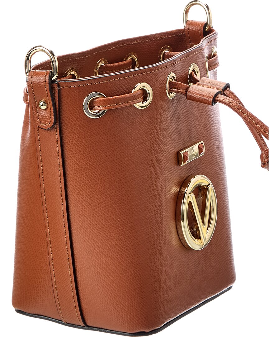 Valentino By Mario Valentino Jules Bonbonniere Leather Camera Bag