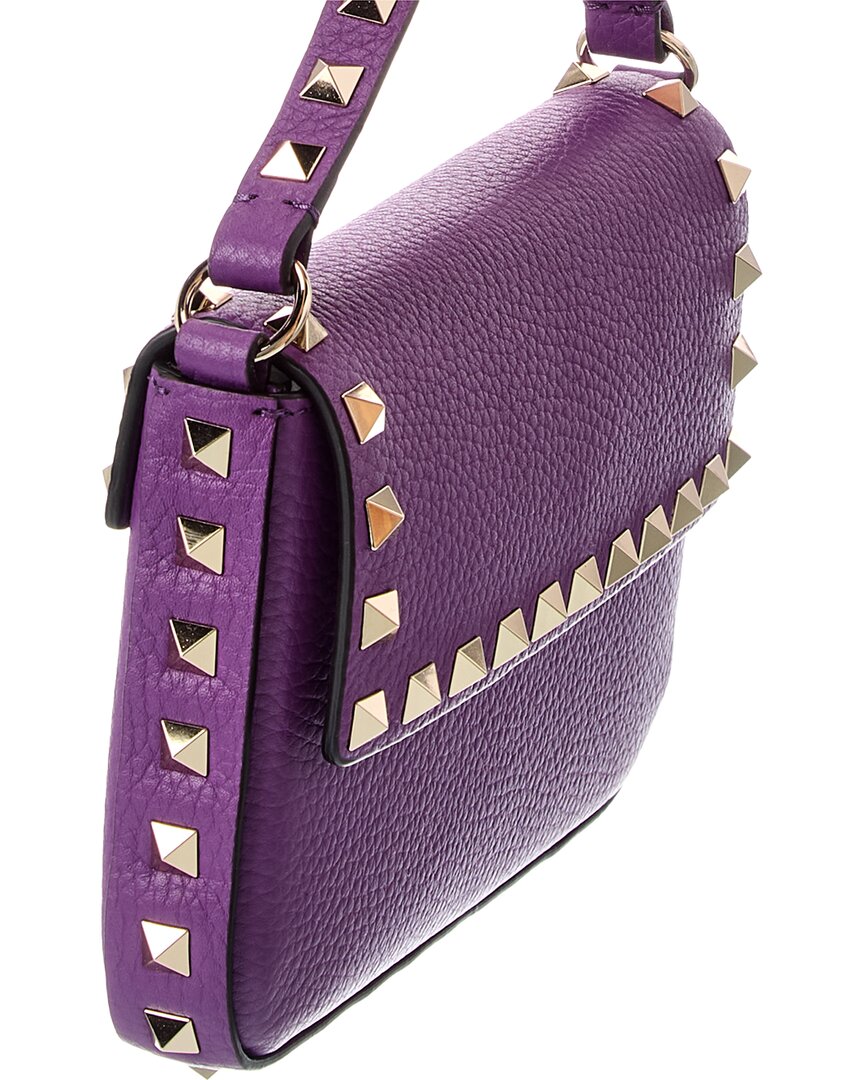 Valentino Valentino Rockstud Grainy Leather Crossbody
