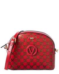 Valentino By Mario Valentino Diana Monogram Leather Crossbody