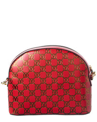 Valentino By Mario Valentino Diana Monogram Leather Crossbody