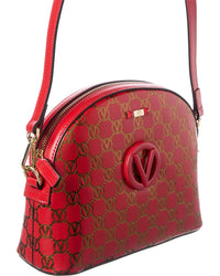 Valentino By Mario Valentino Diana Monogram Leather Crossbody