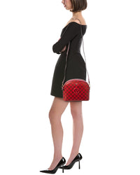 Valentino By Mario Valentino Diana Monogram Leather Crossbody
