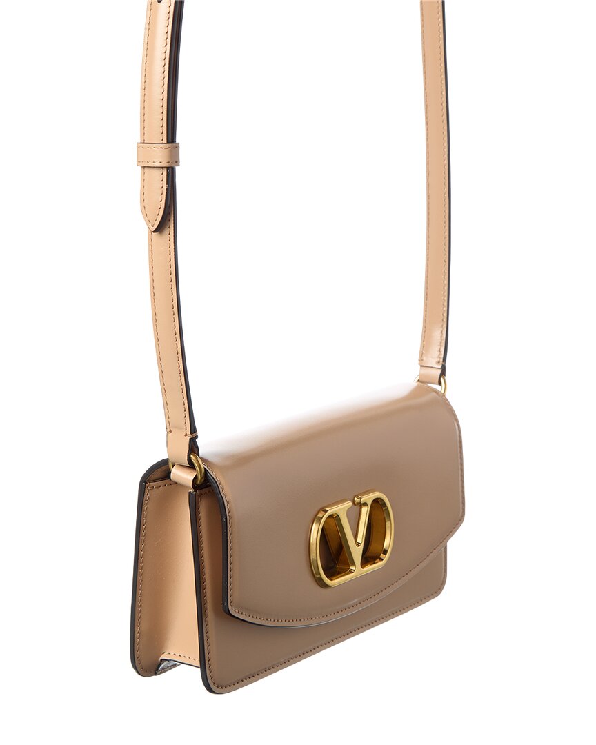 Valentino Vlogo Leather Shoulder Bag