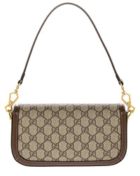 Gucci Horsebit 1955 Gg Supreme Canvas & Leather Shoulder Bag