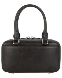 Self-Portrait Mini Distressed Leather Tote