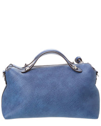 Fendi By The Way Selleria Medium Denim-Effect Leather Shoulder Bag
