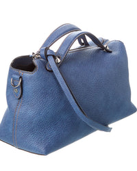 Fendi By The Way Selleria Medium Denim-Effect Leather Shoulder Bag