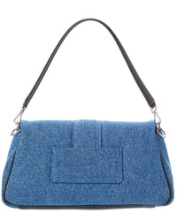 Jacquemus Le Bambinou Denim & Leather Shoulder Bag