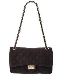 Isabella Rossetti Maeve Quilted Suede Crossbody
