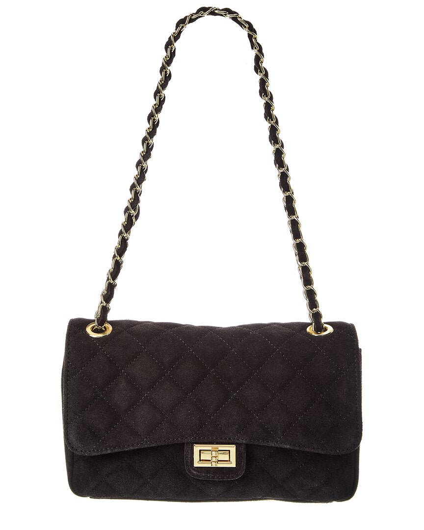 Isabella Rossetti Maeve Quilted Suede Crossbody
