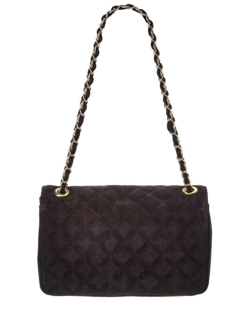 Isabella Rossetti Maeve Quilted Suede Crossbody