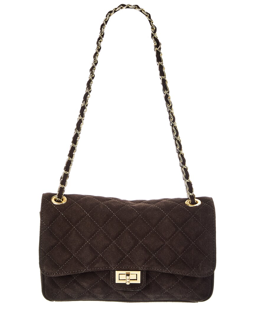 Isabella Rossetti Maeve Quilted Suede Crossbody