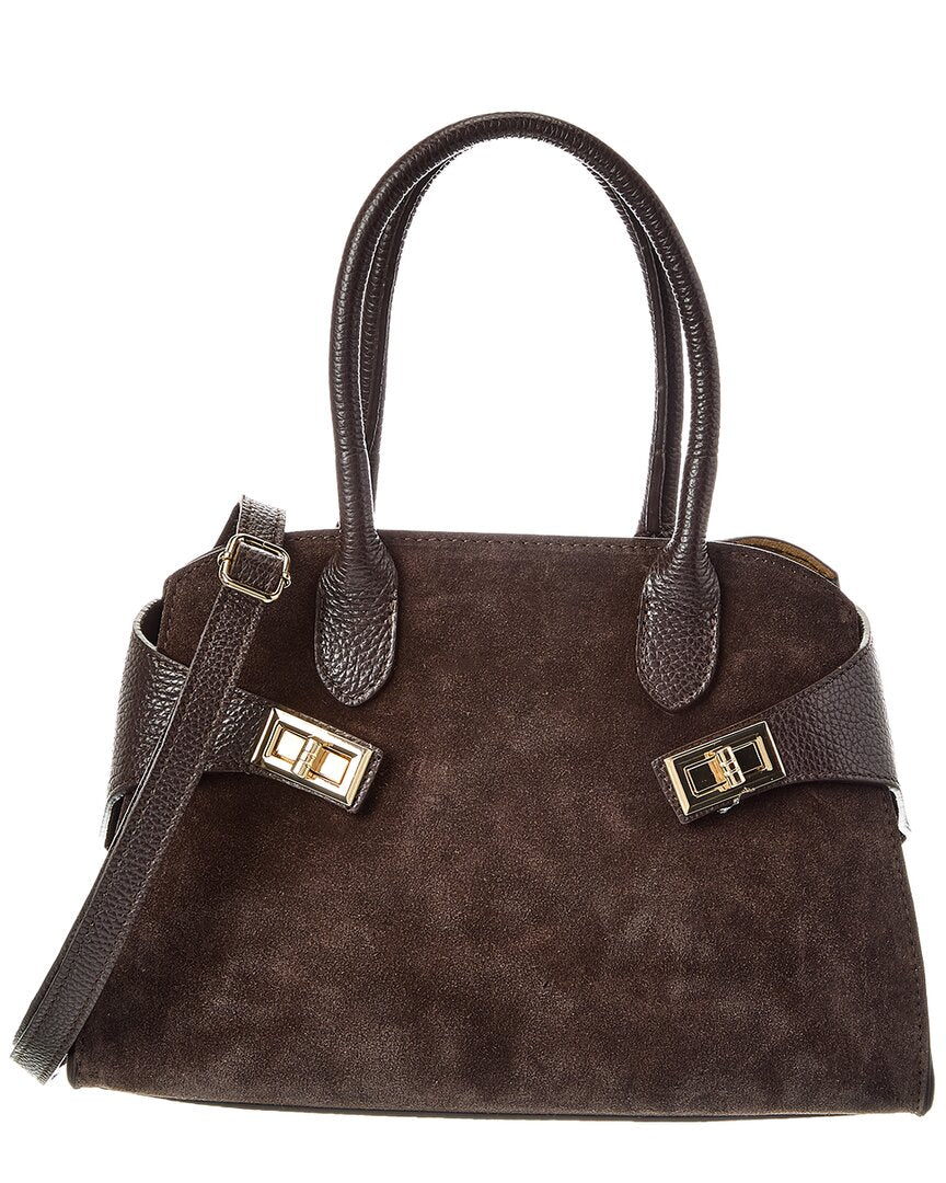 Isabella Rossetti Audrey Suede Tote