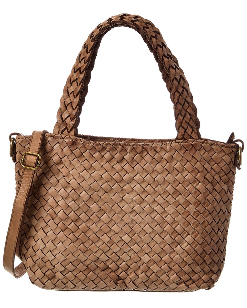 Isabella Rossetti Marie Hand Woven Leather Tote