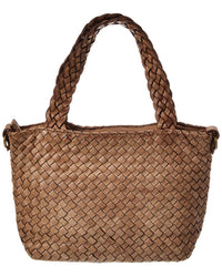 Isabella Rossetti Marie Hand Woven Leather Tote