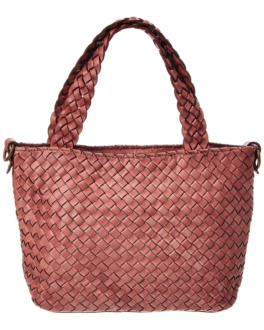 Isabella Rossetti Marie Hand Woven Leather Tote