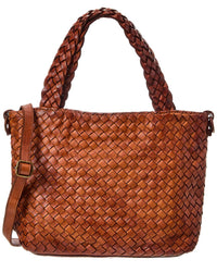 Isabella Rossetti Marie Hand Woven Leather Tote