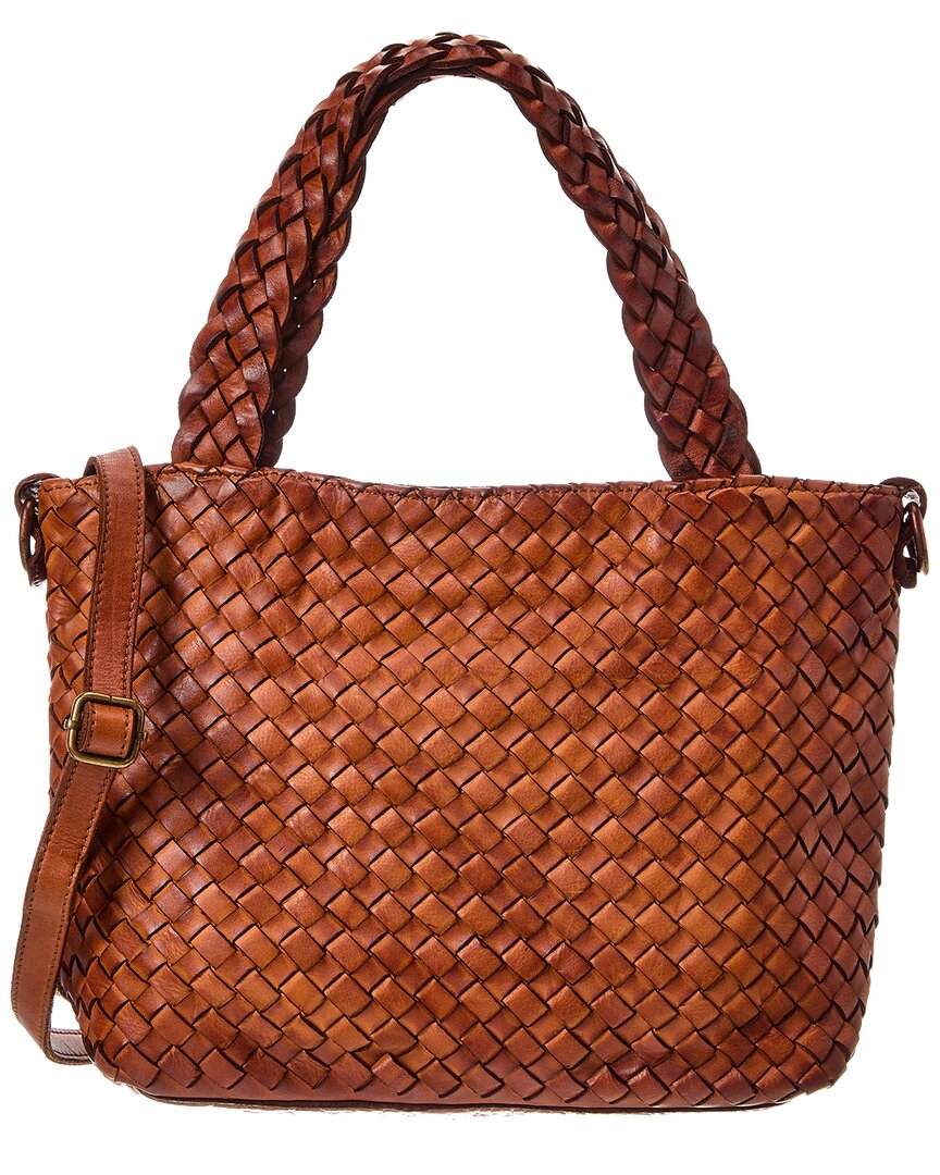 Isabella Rossetti Marie Hand Woven Leather Tote