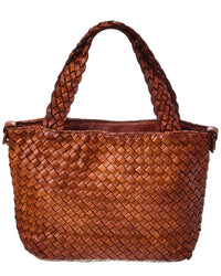 Isabella Rossetti Marie Hand Woven Leather Tote