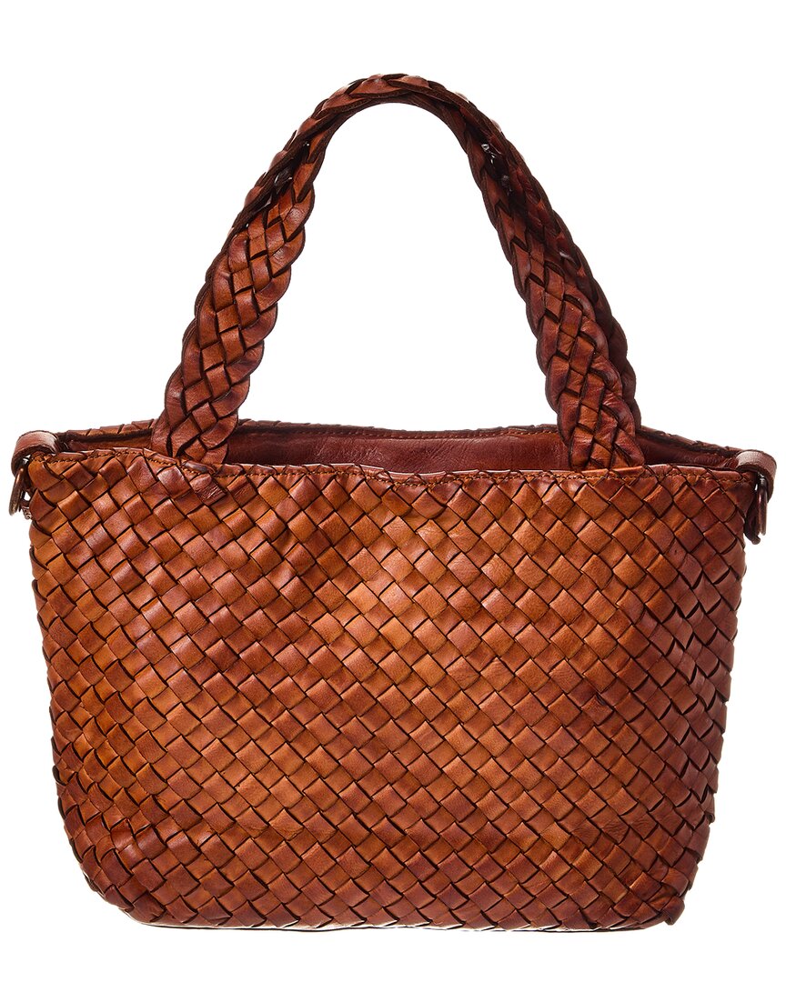 Isabella Rossetti Marie Hand Woven Leather Tote