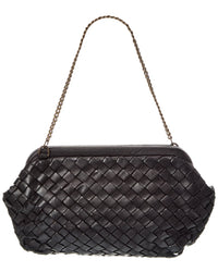 Isabella Rossetti Quincy Hand Woven Leather Clutch