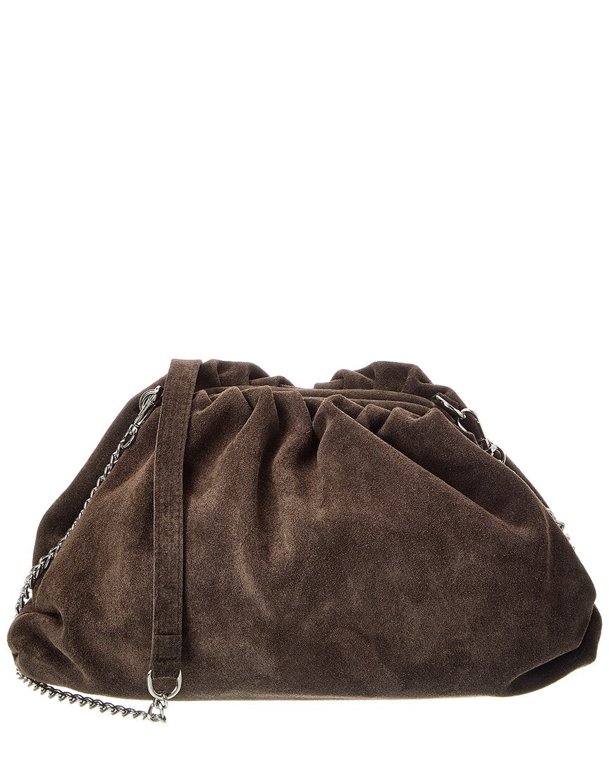 Isabella Rossetti Halle Leather Clutch