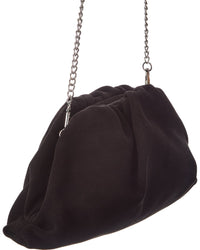 Isabella Rossetti Halle Leather Clutch