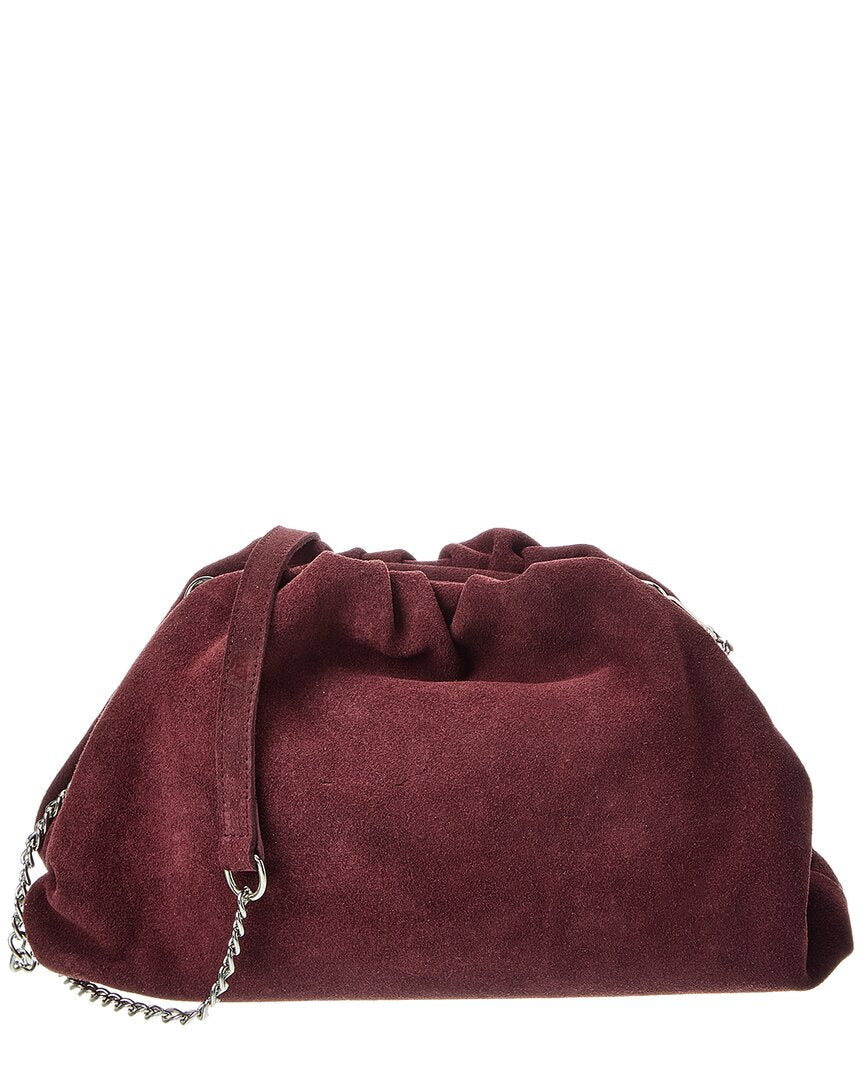 Isabella Rossetti Halle Leather Clutch