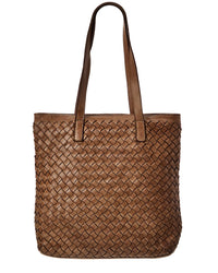 Isabella Rossetti Claire Hand Woven Leather Tote