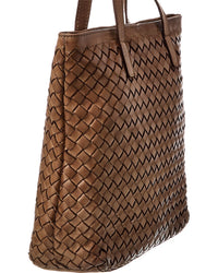 Isabella Rossetti Claire Hand Woven Leather Tote