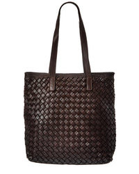 Isabella Rossetti Claire Hand Woven Leather Tote