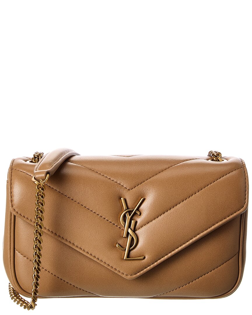 Saint Laurent Loulou Mini Leather Shoulder Bag