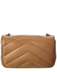 Saint Laurent Loulou Mini Leather Shoulder Bag