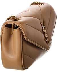 Saint Laurent Loulou Mini Leather Shoulder Bag