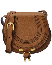 Chloé Chloé Marcie Small Leather Saddle Bag